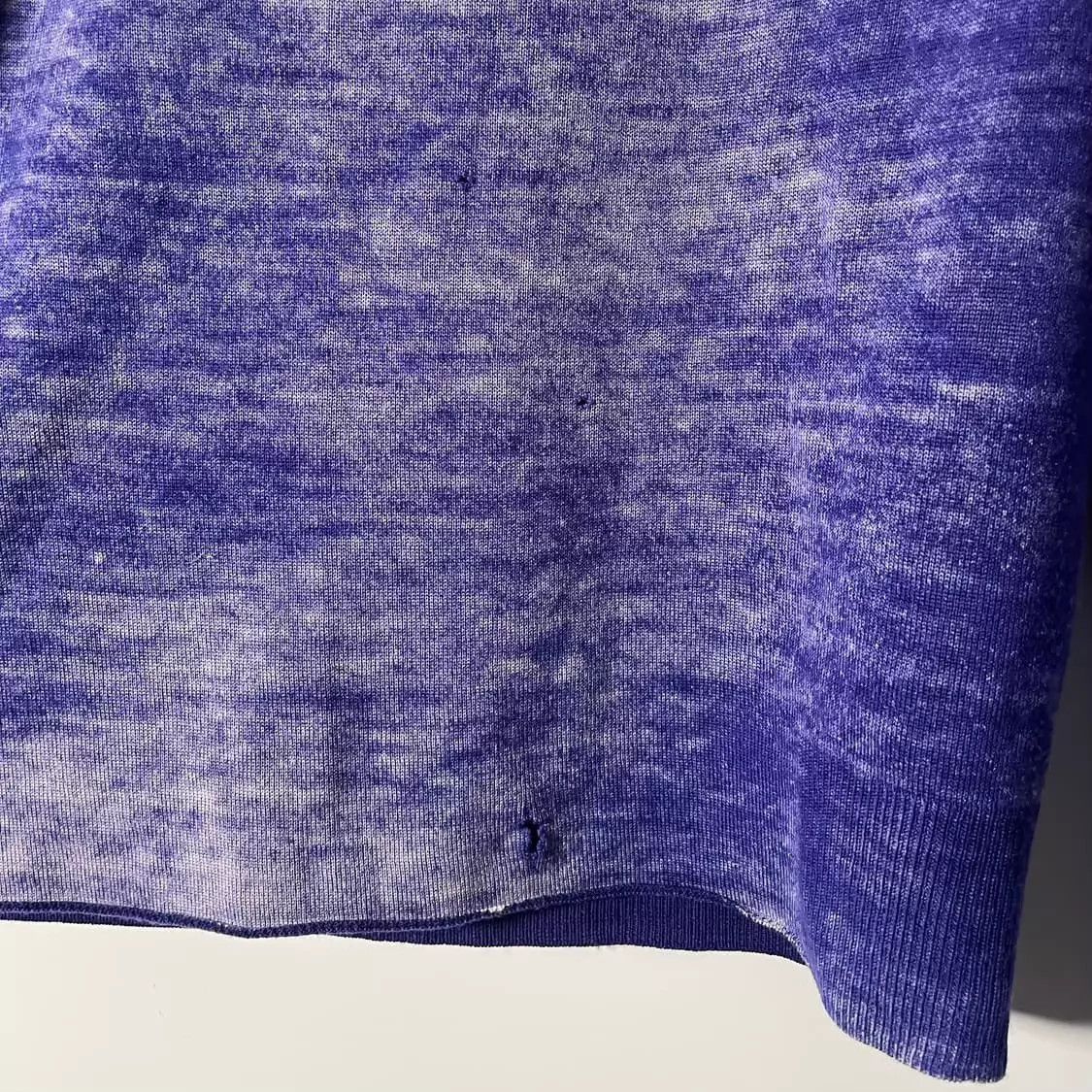 Stone Island Stone Island Vintage Violet Gradient Washed Knit Size US XL / EU 56 / 4 - 8 Thumbnail