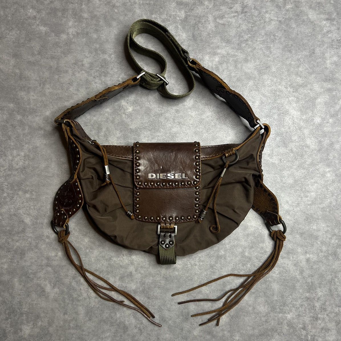 Diesel Vintage 00S Crossbody Bag in Brown, Women's
