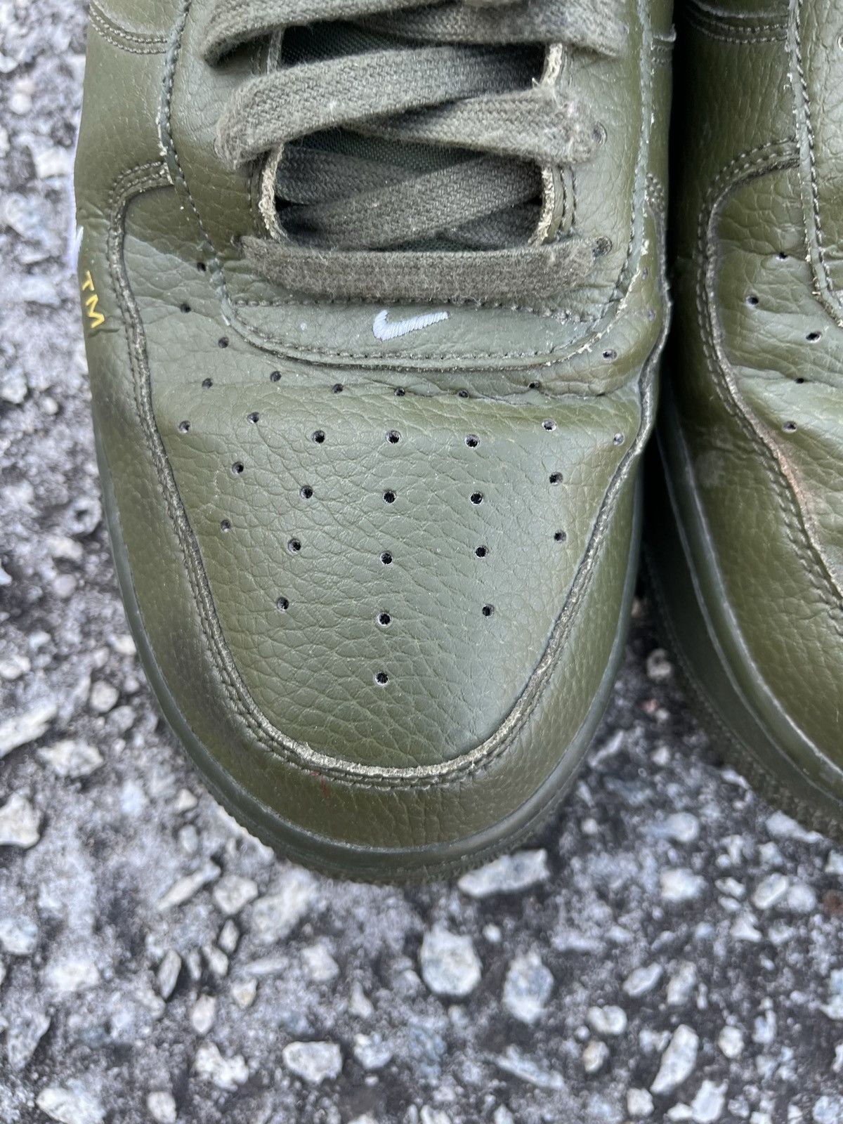 Nike Nike Air Force 1 07 LV8 Utility Olive Canvas Size US 13 / EU 46 - 9 Thumbnail