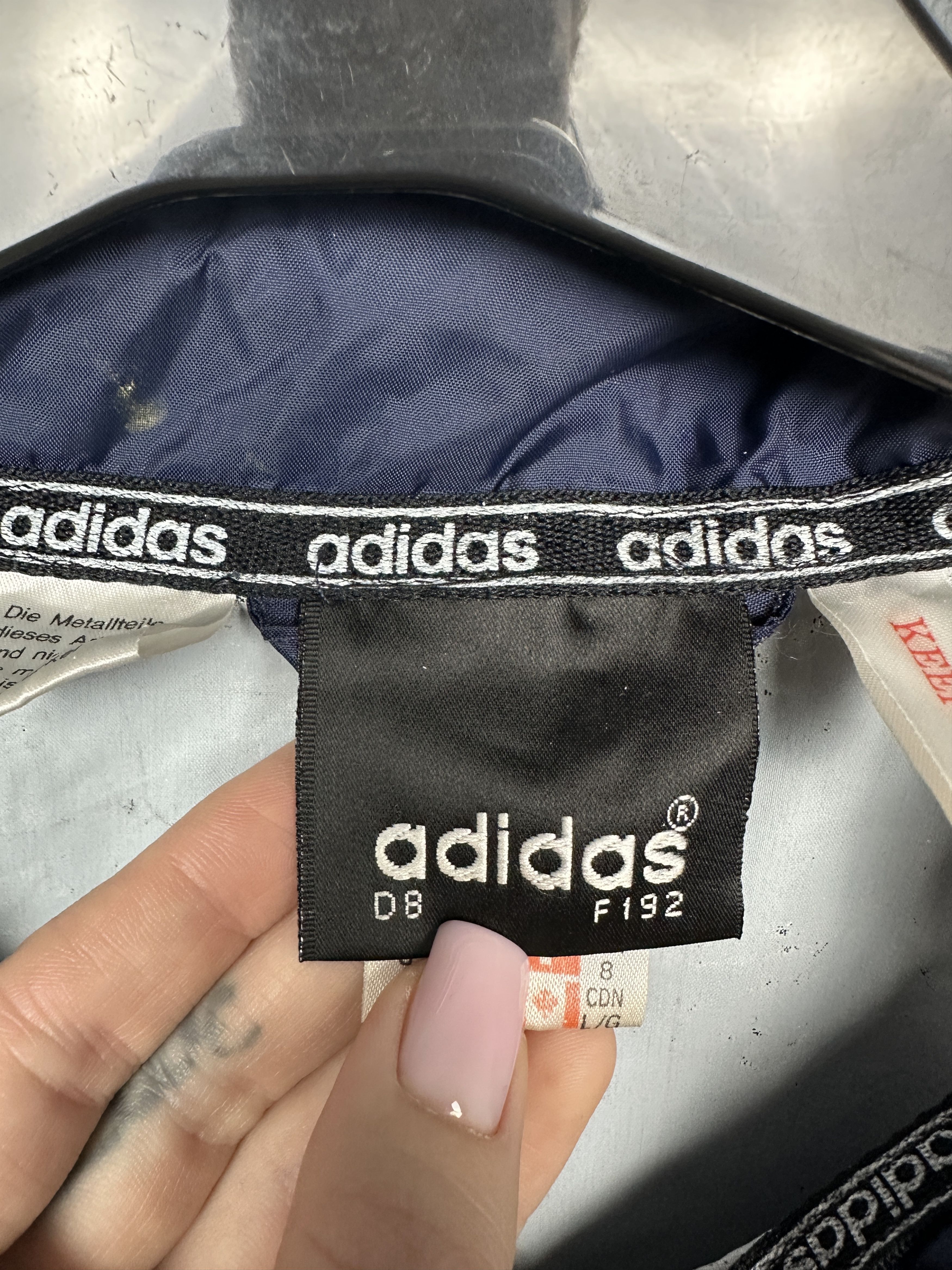 Adidas Adidas Vintage Mens Nylon Windbreaker Jacket Size US XL / EU 56 / 4 - 4 Thumbnail