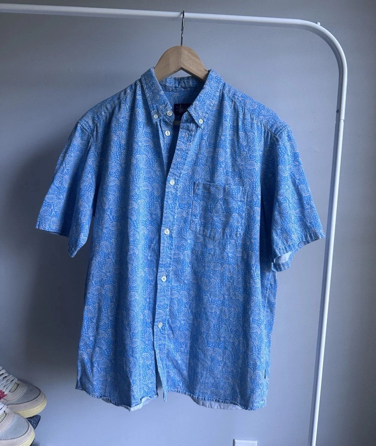 Stussy Stussy paisley made in USA button up y2k Size US L / EU 52-54 / 3 - 5 Thumbnail