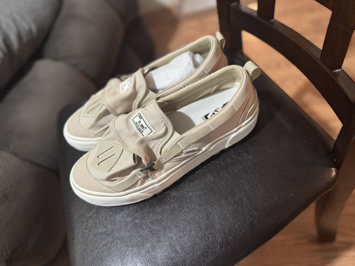 Vans NICOLE MCLAUGHLIN VANS COLLAB BIEGE VANS SLIP ONS !! Size US 10 / EU 43 - 1 Thumbnail