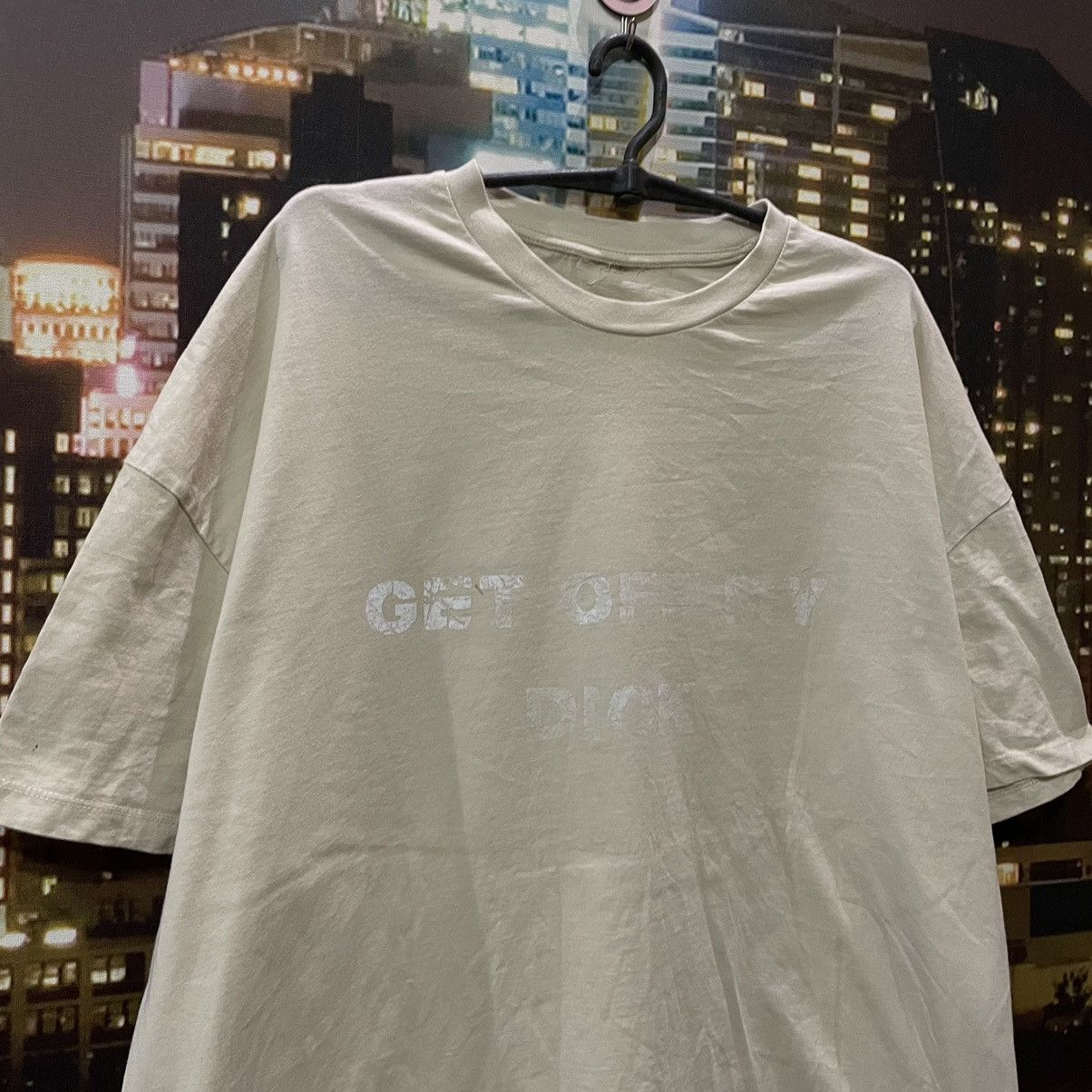 If Six Was Nine VINTAGE 90S HUMOR TEE GET OFF MY DICK PENIS FUNNY PORNO XXX Size US L / EU 52-54 / 3 - 2 Thumbnail
