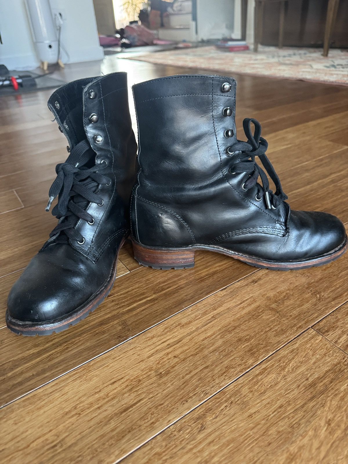 Wolverine Wolverine Vintage 1000 Mile Logger Boot Size 8.5 Black Size US 8.5 / EU 41-42 - 3 Thumbnail