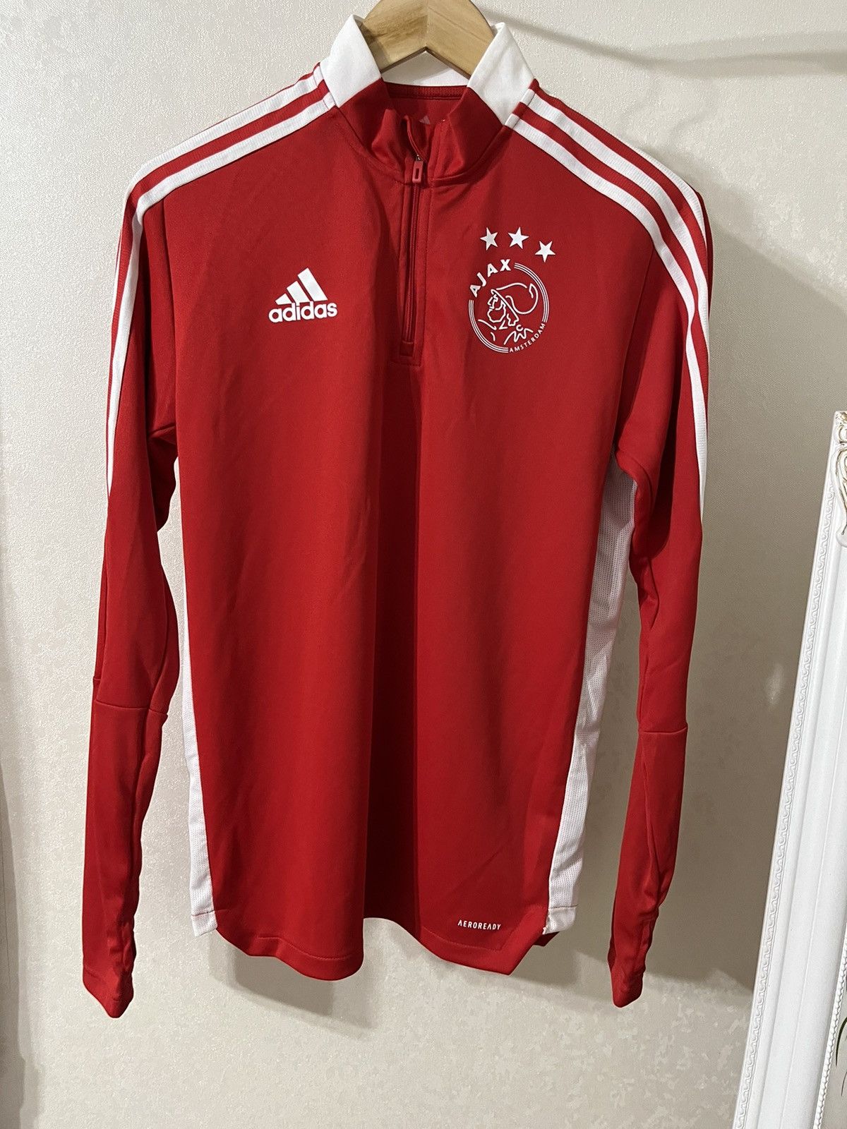 Adidas Adidas Ajax Vintage Training Longsleeve Size US S / EU 44-46 / 1 - 1 Thumbnail