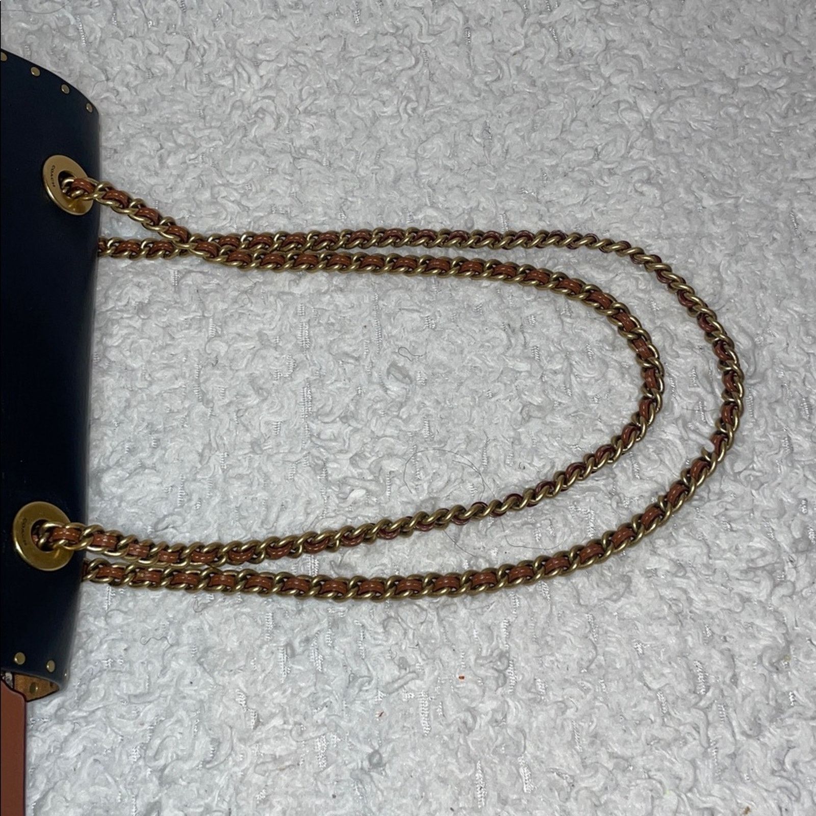 Coach Coach Parker 1941 Snakeskin Rivets Chain Bag Size ONE SIZE - 9 Thumbnail