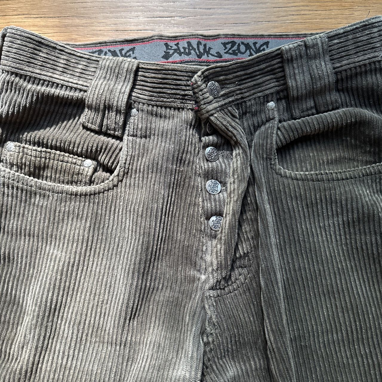 Other VTG y2K Blackzone Corduroy JNCO Like Baggy Pants sz:33x29 Size US 33 - 5 Thumbnail
