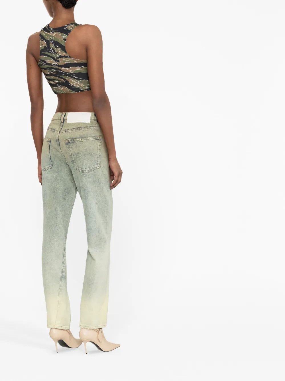Off-White o1y1225 Denim Pant in Light Blue Size 27" / US 4 / IT 40 - 4 Thumbnail