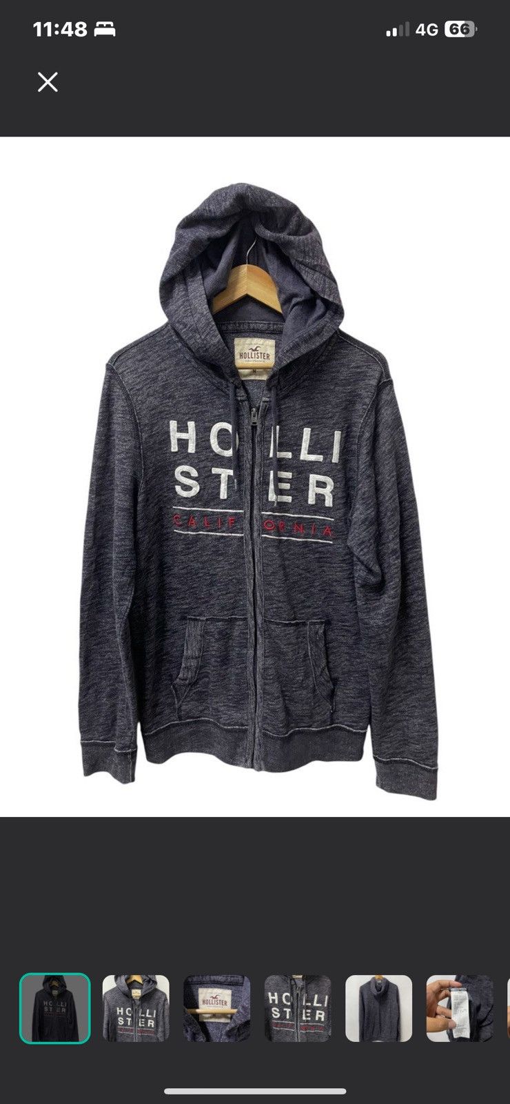 Hollister Hollister hoodie jacket zipper Size US M / EU 48-50 / 2 - 1 Thumbnail