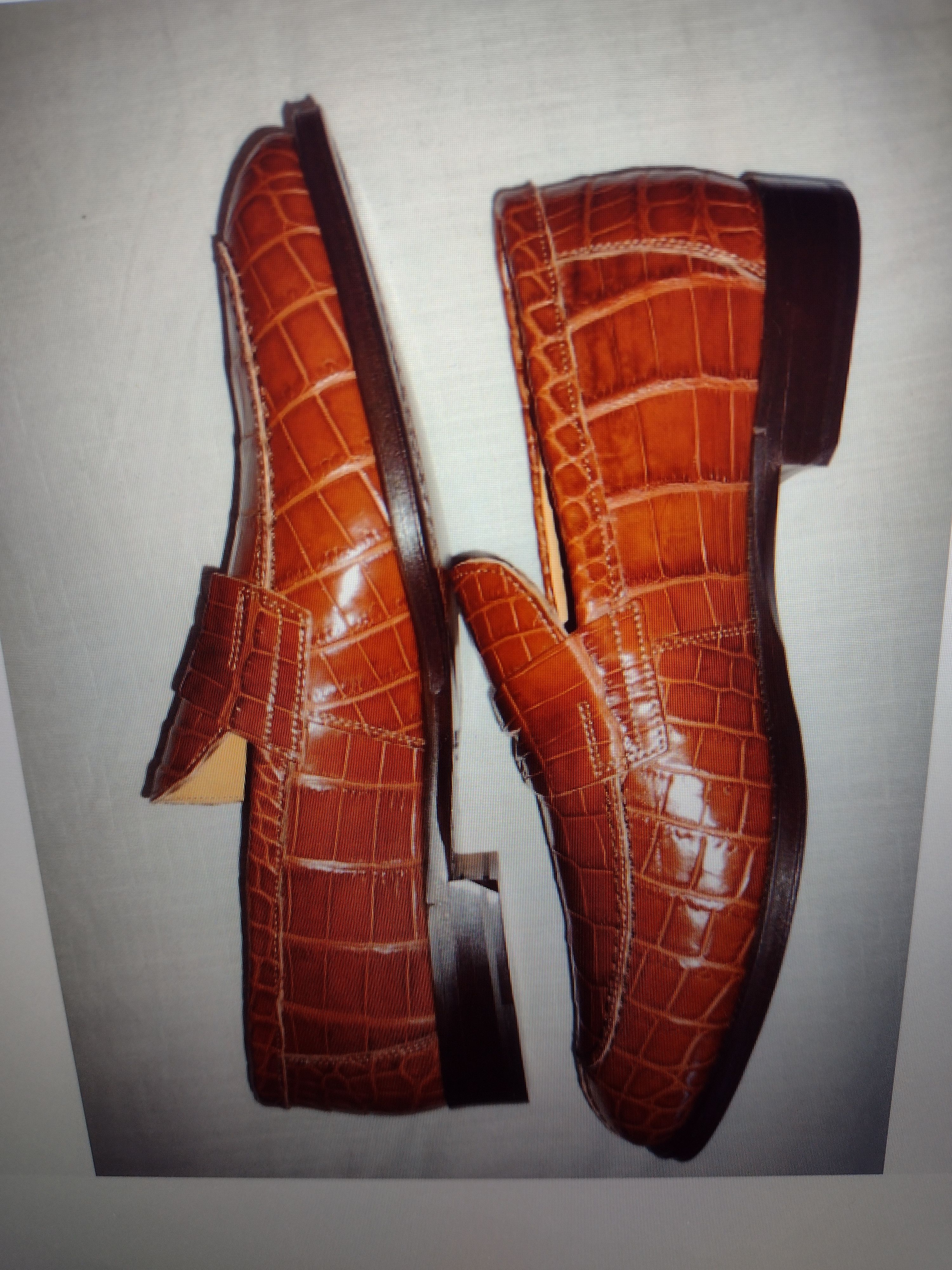 Zelli ZELLI- "Roma-Nile"Crocodile Loafers Size US 11 / EU 44 - 2 Thumbnail