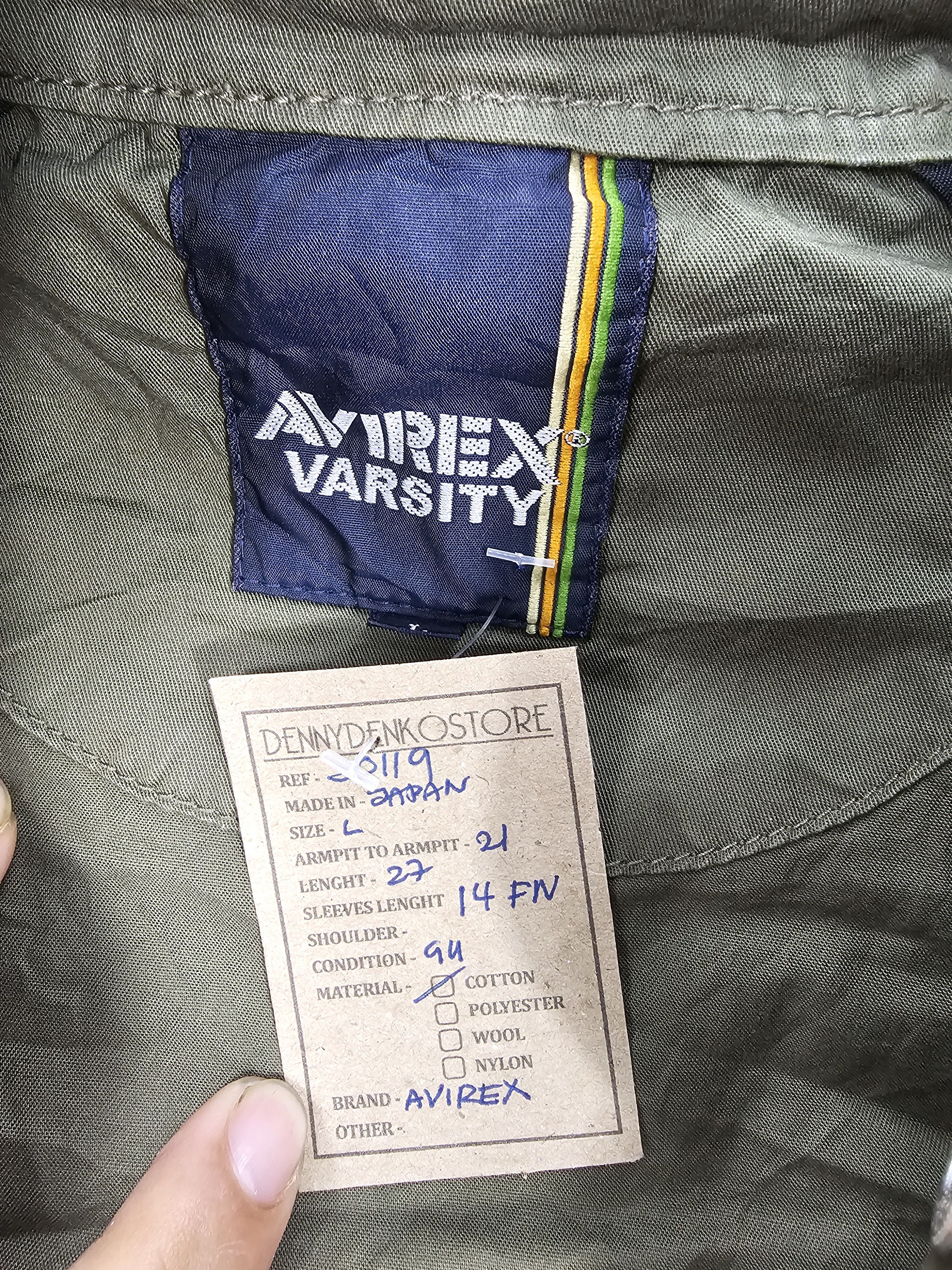 Avirex Avirex Varsity Military Army Jacket Short Sleeves J0119 Size US L / EU 52-54 / 3 - 14 Thumbnail