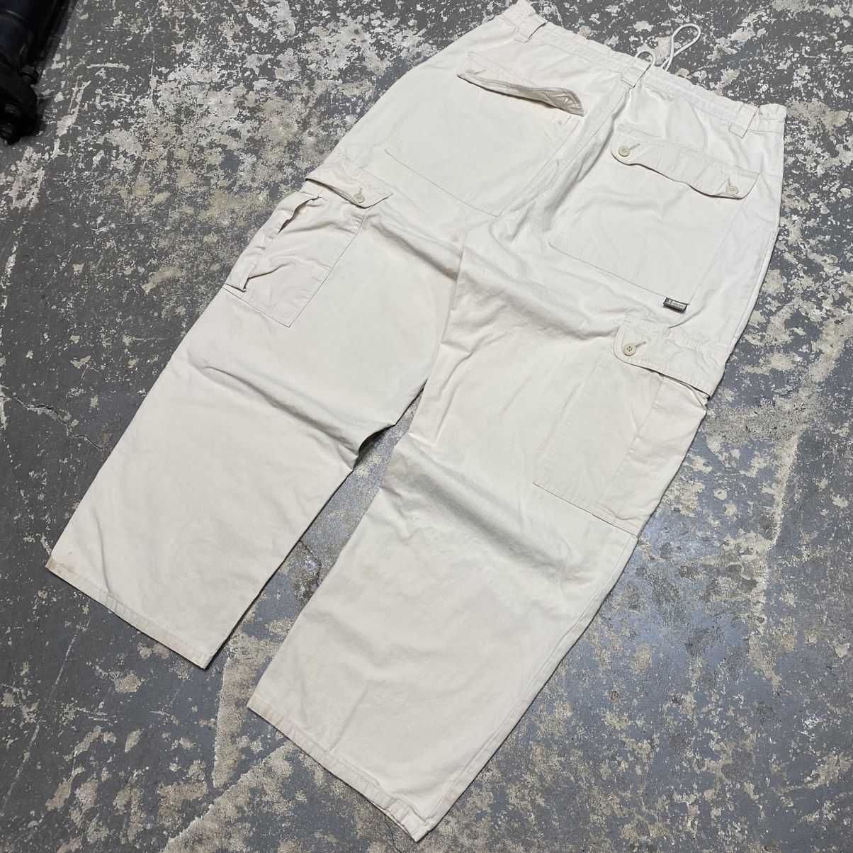 JNCO × Levi's × Vintage Vintage Levi’s SilverTab Cargo Tan Baggy Parachute Pants 90s Size US 35 - 2 Thumbnail