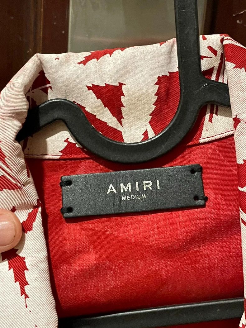 Amiri Amiri Maple leaf short-sleeved shirt 2501-Nextarrow Size US M / EU 48-50 / 2 - 3 Thumbnail