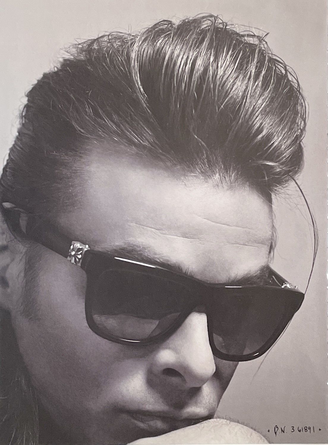 Chrome Hearts × Vintage Chrome Hearts sunglasses photo Poster framed 9x11 Size ONE SIZE - 2 Thumbnail