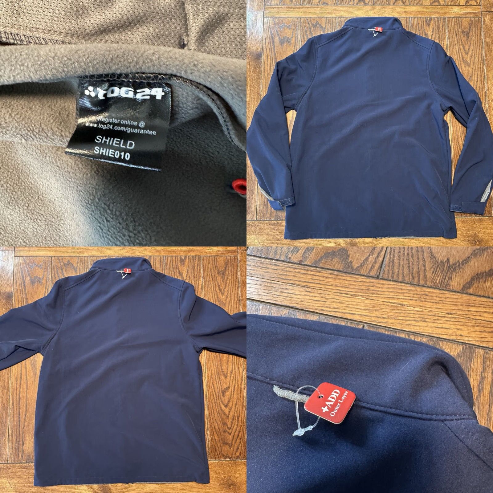 Vintage TOG 24 Softshell Shield Jacket Men’s Size Large Fleece Lined Coat Navy Blue Size US L / EU 52-54 / 3 - 8 Thumbnail
