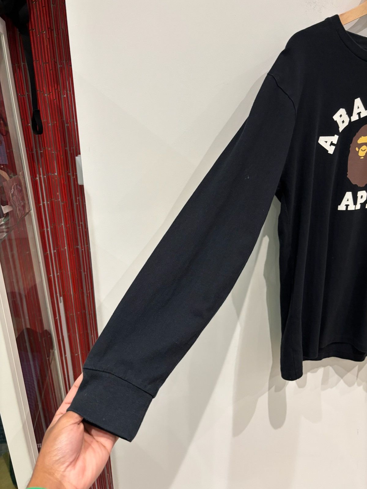 Bape BAPE College L/S Tee Black Size: L Size US L / EU 52-54 / 3 - 3 Thumbnail