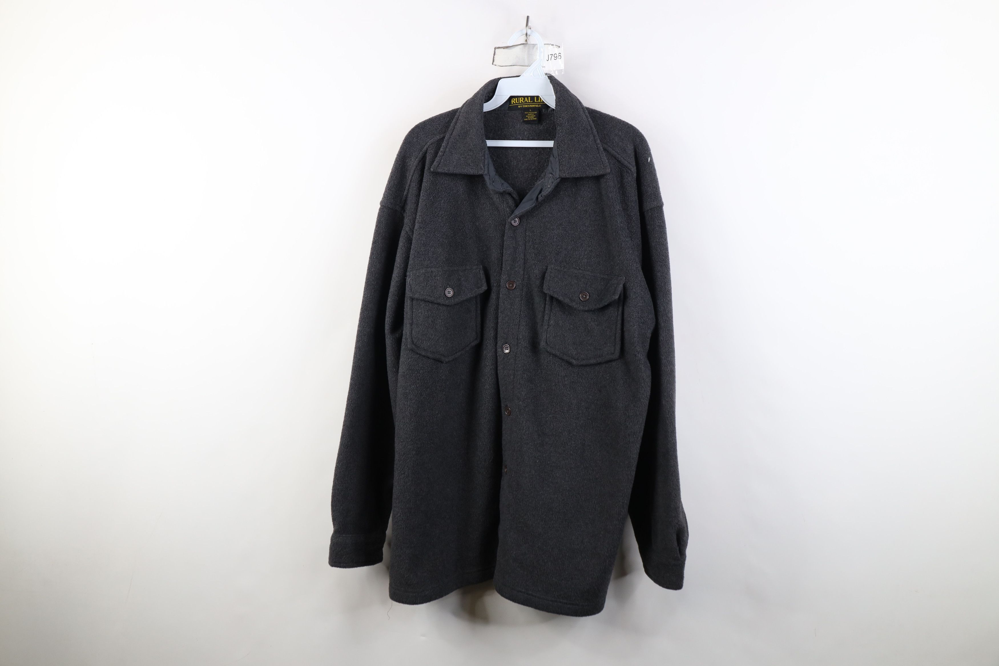 Vintage Vintage 90s Y2K Streetwear Button Shirt Jacket Jac Shirt Size US L / EU 52-54 / 3 - 1 Thumbnail