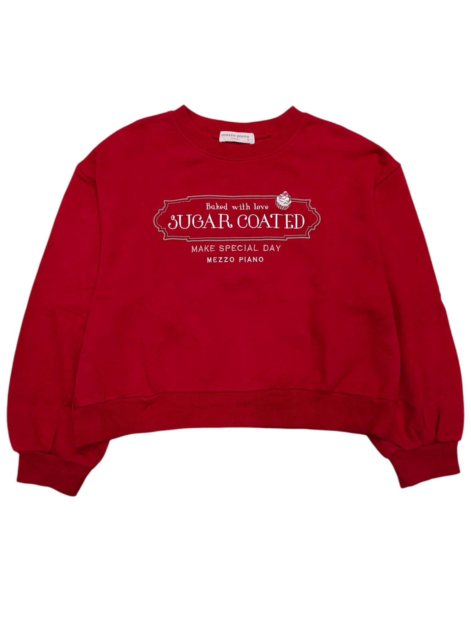 Japanese Brand DOPE❤️‍🔥Vtg Mezzo Piano Junior ❤️‍🔥Embroidered Cropped Size M / US 6-8 / IT 42-44 - 1 Thumbnail