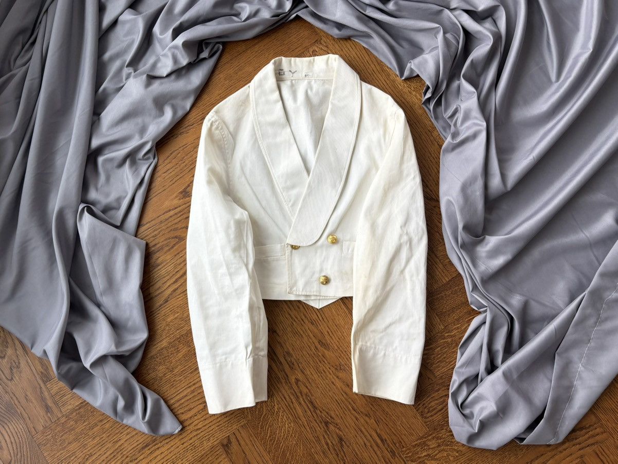 Vintage 1960s Vintage Royal Canadian Navy Service Blazer Cropped 50s Size XS / US 0-2 / IT 36-38 - 13 Thumbnail