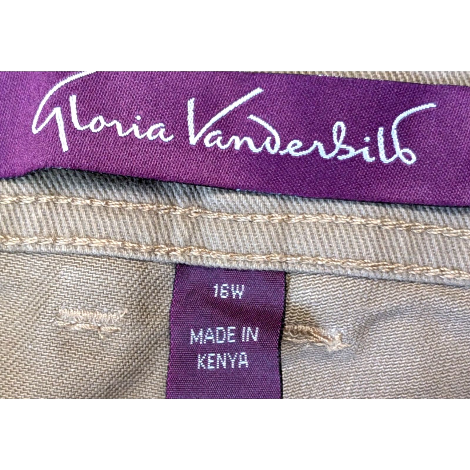 Gloria Vanderbilt VINTAGE Gloria Vanderbilt Amanda Classic Fit 16W Petite Stretch Short Womens Jeans Size 38" / US 16 / IT 52 - 6 Thumbnail