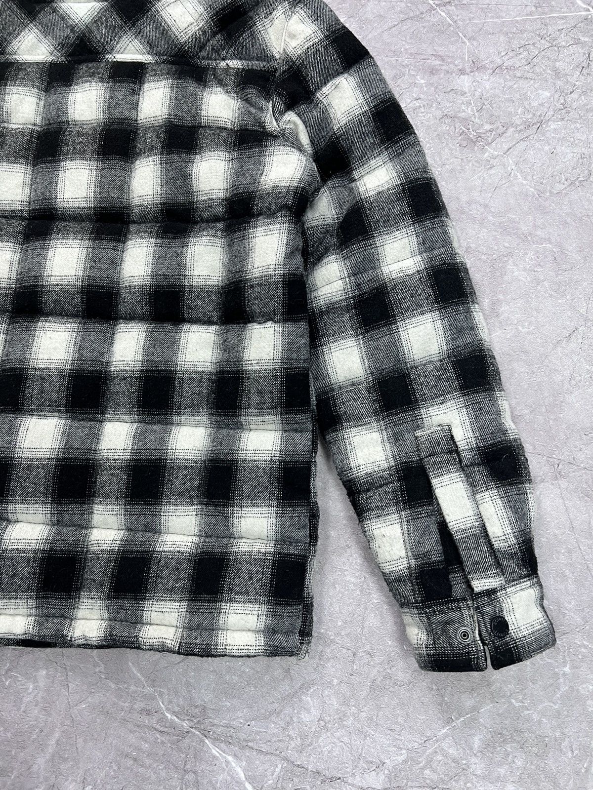 Schott × Vintage Schott NYC DOWN Wool SHIRT BUTTON Jacket BOMBER Size US M / EU 48-50 / 2 - 12 Thumbnail