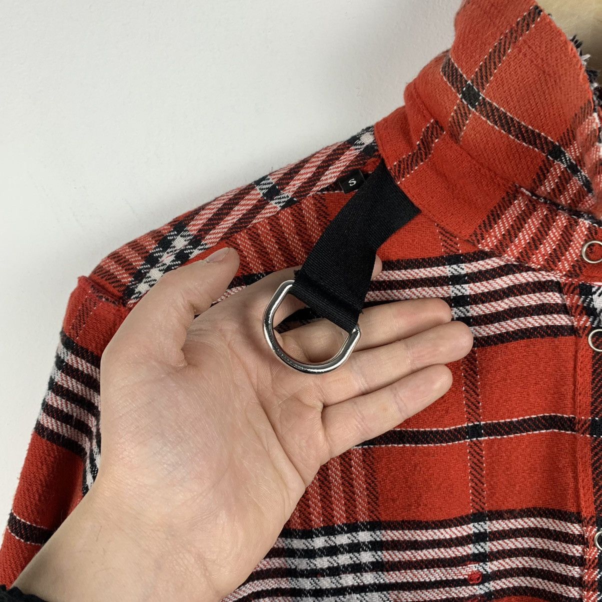 Diesel Diesel Avant Garde Punk Blouse Shirt Plaid Multi Pocket Y2K Size S / US 4 / IT 40 - 14 Thumbnail