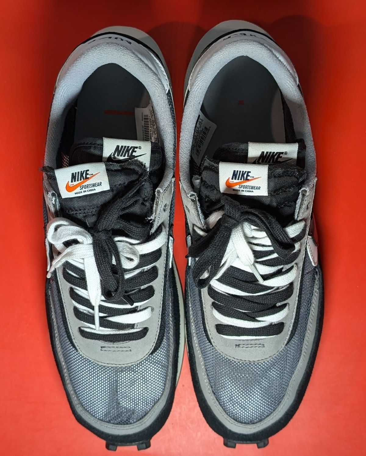 Nike Size 11.5 - Nike Sacai x LDWaffle Black Size US 11.5 / EU 44-45 - 4 Thumbnail