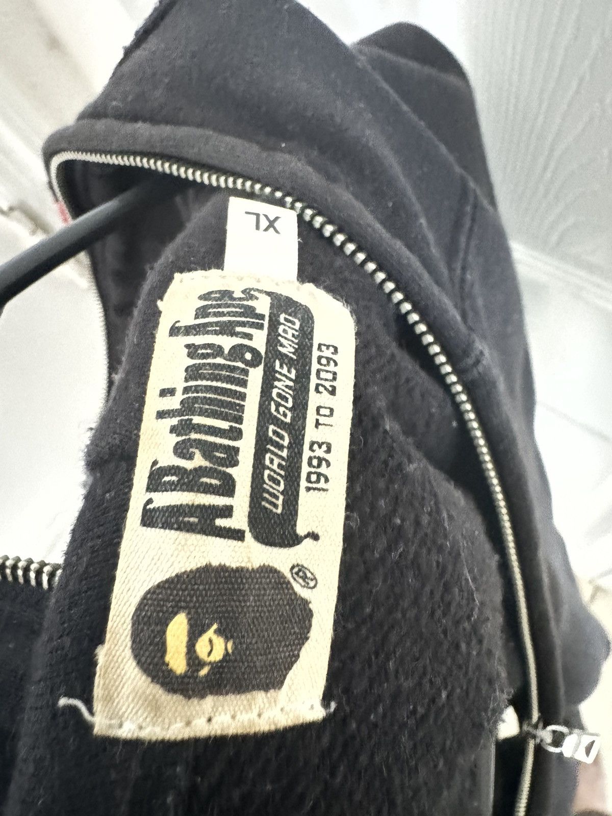 Bape BAPE Black Full Zip Hoodie Size US XL / EU 56 / 4 - 4 Thumbnail