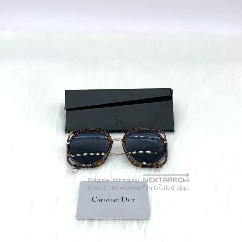 Dior Dior Blue hollow leg design sunglasses Size ONE SIZE - 8 Thumbnail