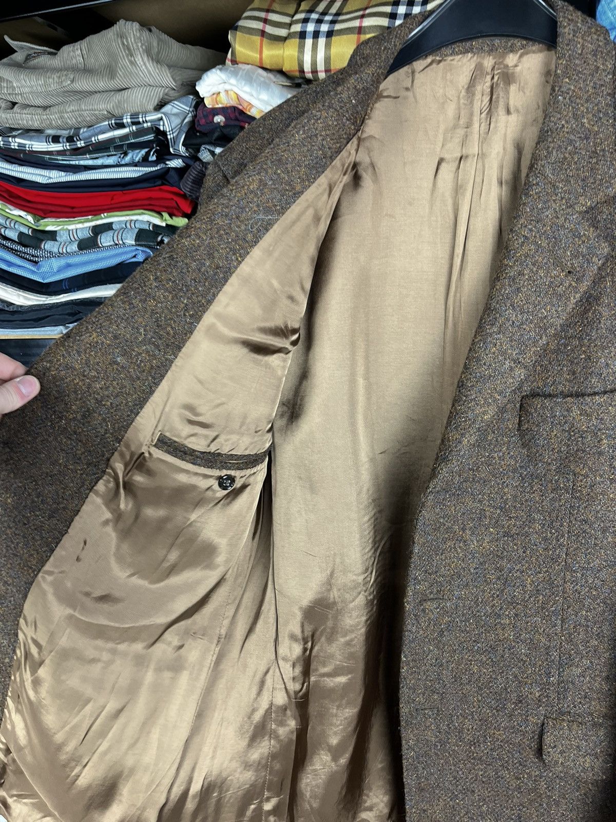 Harris Tweed × Vintage Harris Tweed wool blaze jacket Size 48R - 16 Thumbnail
