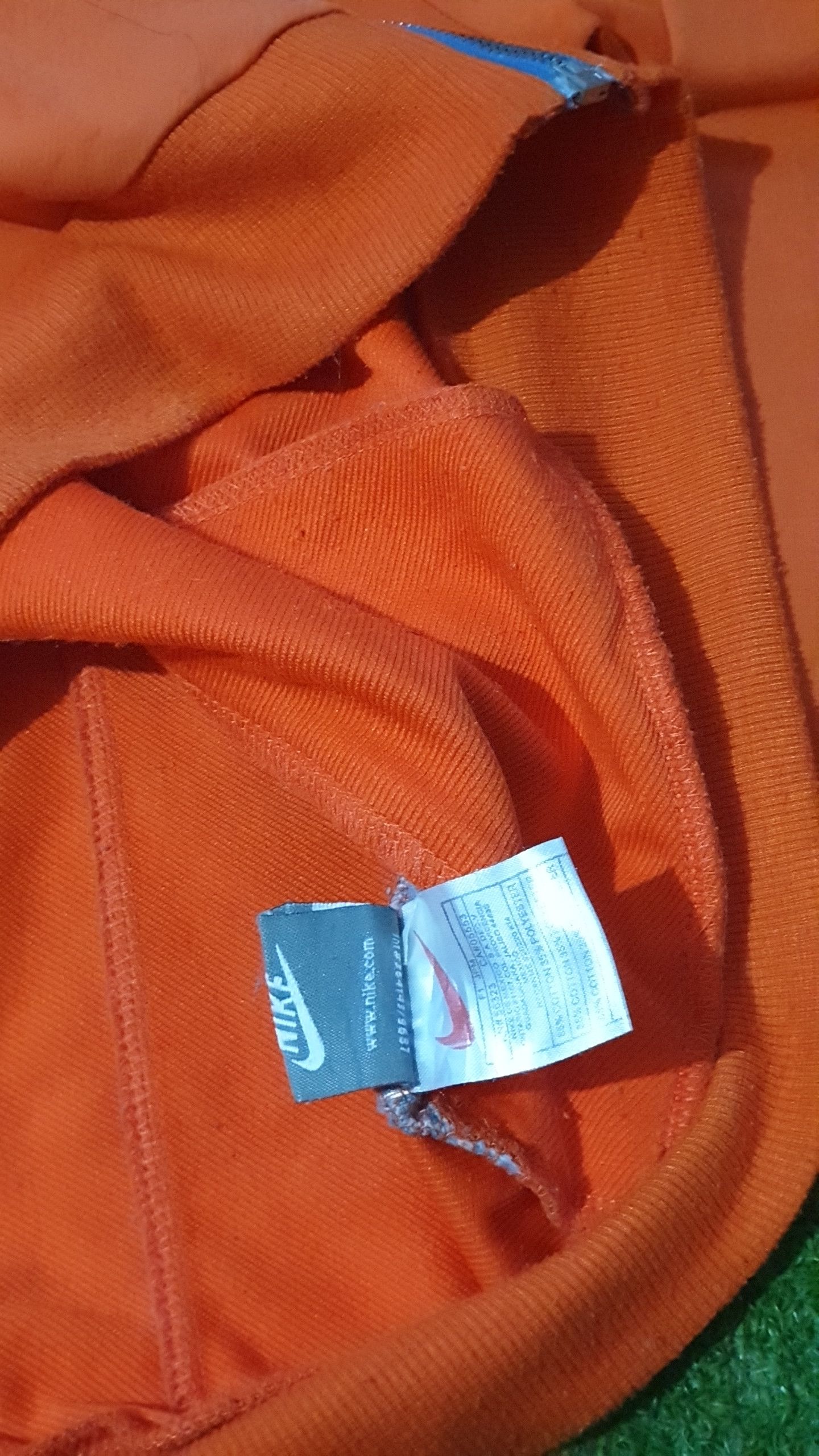 Nike Nike Hoodie - Orange Denim Wash Size US L / EU 52-54 / 3 - 7 Thumbnail