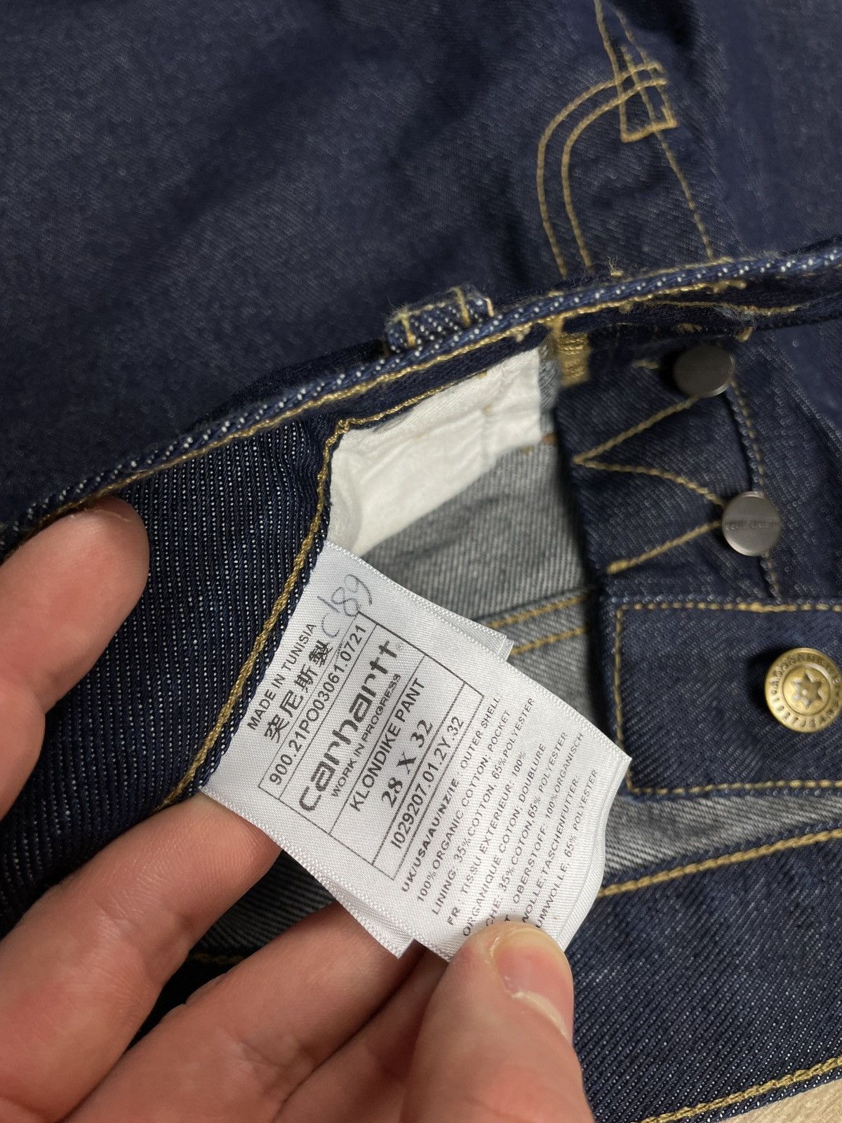 Carhartt × Vintage Carhartt Klondike Y2K Vintage Pants Jeans Size US 28 / EU 44 - 11 Thumbnail