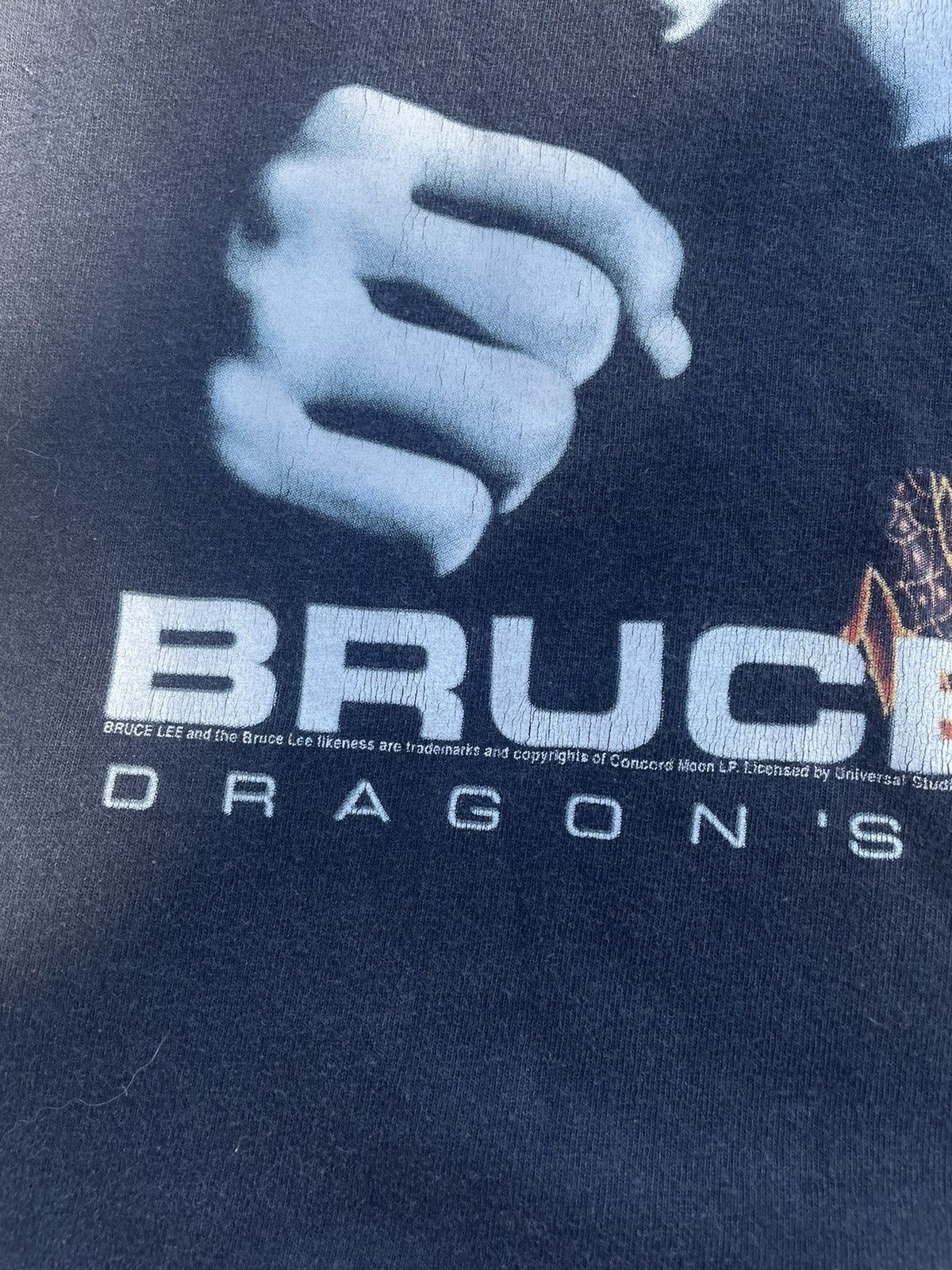 Vintage Vintage Bruce Lee Dragon Shadow License By Universal Studios Size US L / EU 52-54 / 3 - 4 Thumbnail
