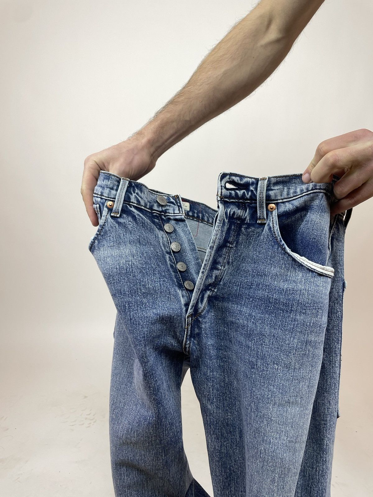 Levi's Levi's Engineered 502 Premium Denim skinny Jeans levis Size US 31 - 9 Thumbnail