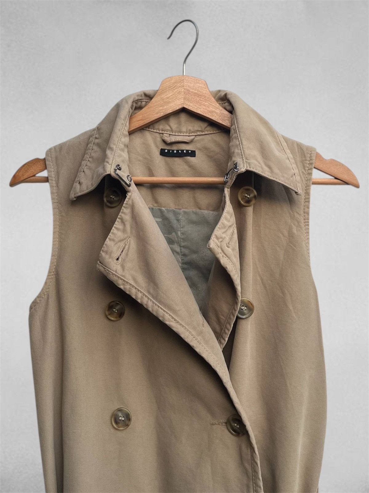 Sisley Sisley Convertible Trench Coat Size S / US 4 / IT 40 - 12 Thumbnail