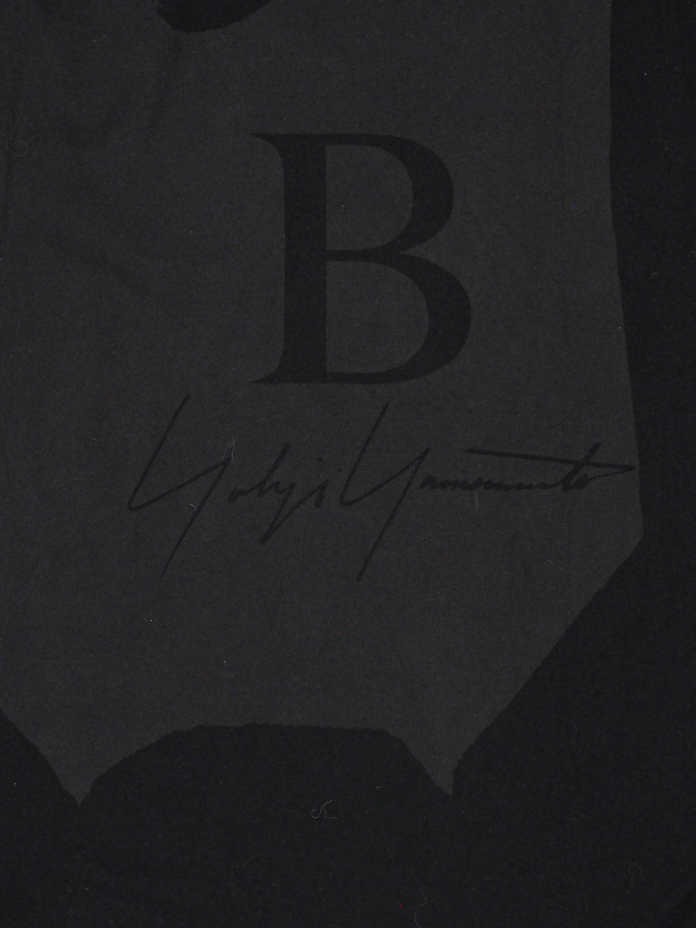 Yohji Yamamoto Yohji Yamamoto Black and Black tee Size US M / EU 48-50 / 2 - 6 Thumbnail