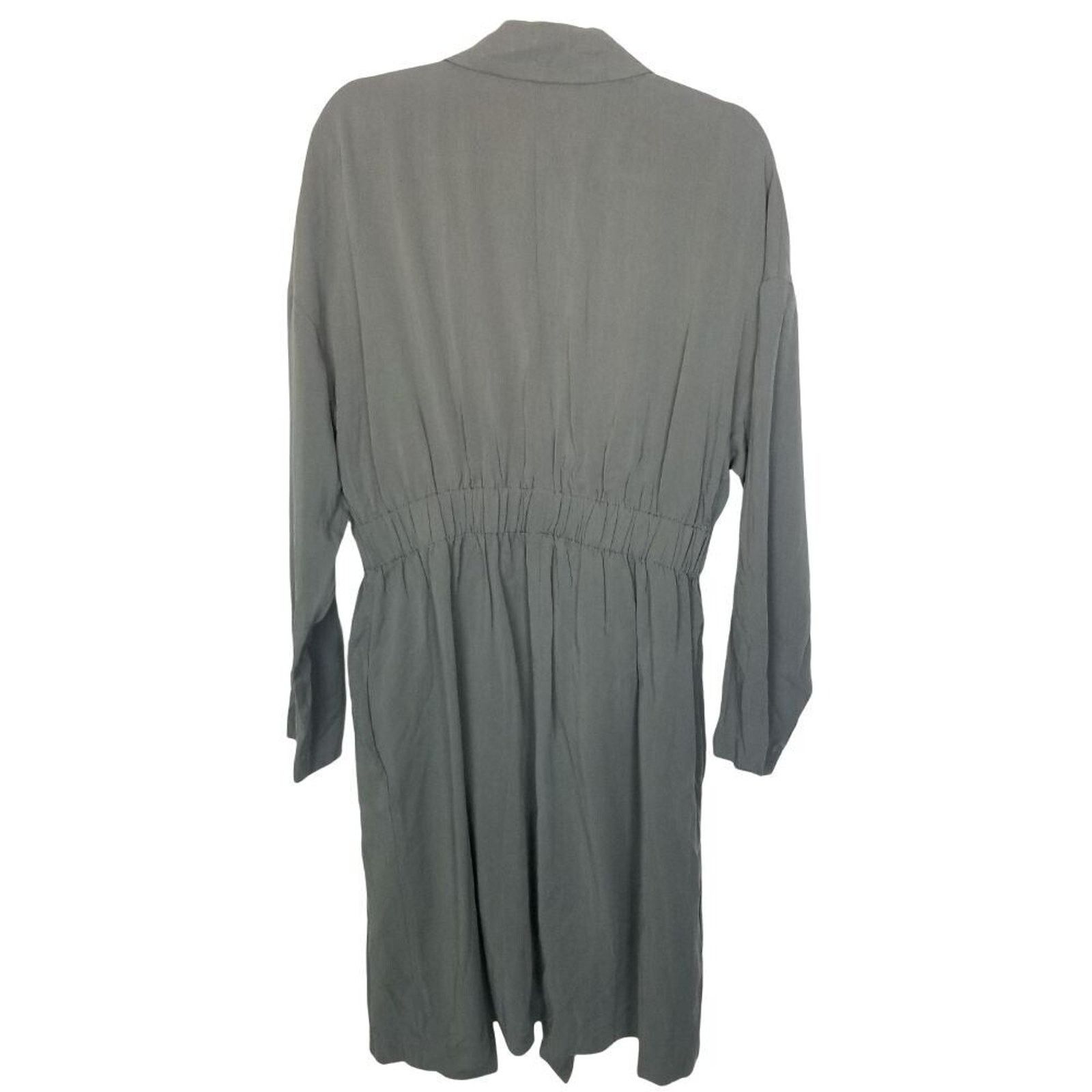ASTR The Label ASTR The Label Womens Tie Front Duster Trench Coat Sz M Size M / US 6-8 / IT 42-44 - 9 Thumbnail