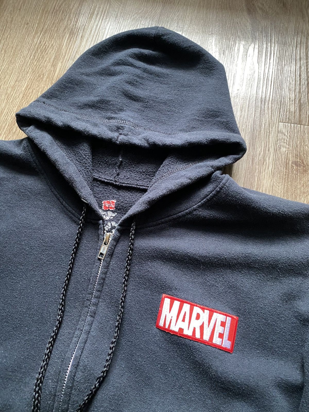 Marvel Comics Y2K Marvel Comics Logo Zip Up Hoodie Size US L / EU 52-54 / 3 - 3 Thumbnail