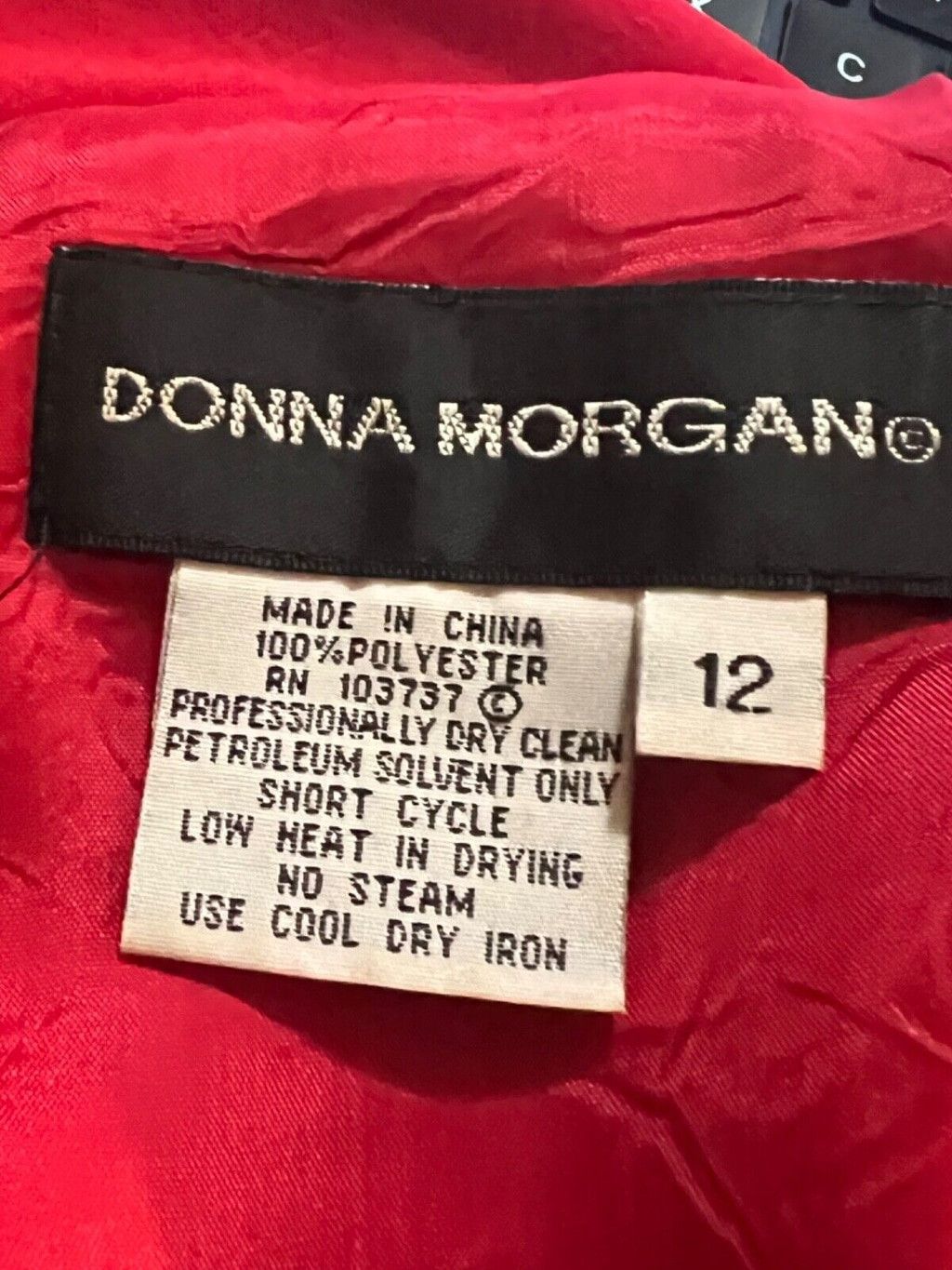 Donna Morgan Donna Morgan red beaded dress size 12 Size XL / US 12-14 / IT 48-50 - 4 Thumbnail