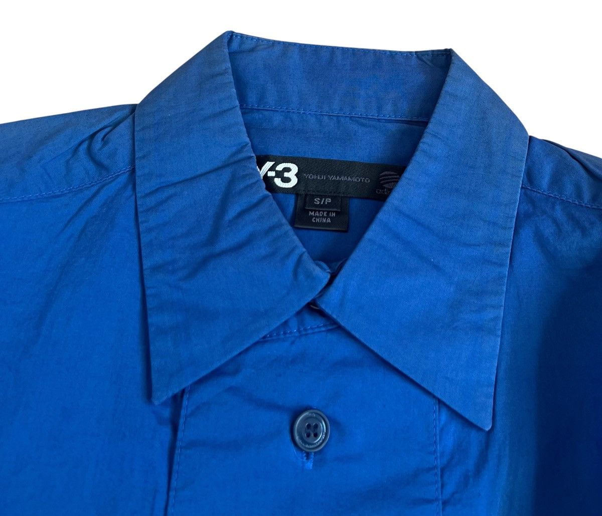 Yohji Yamamoto Yohji yamamoto y-3 classic blue button up shirt Size US S / EU 44-46 / 1 - 8 Thumbnail