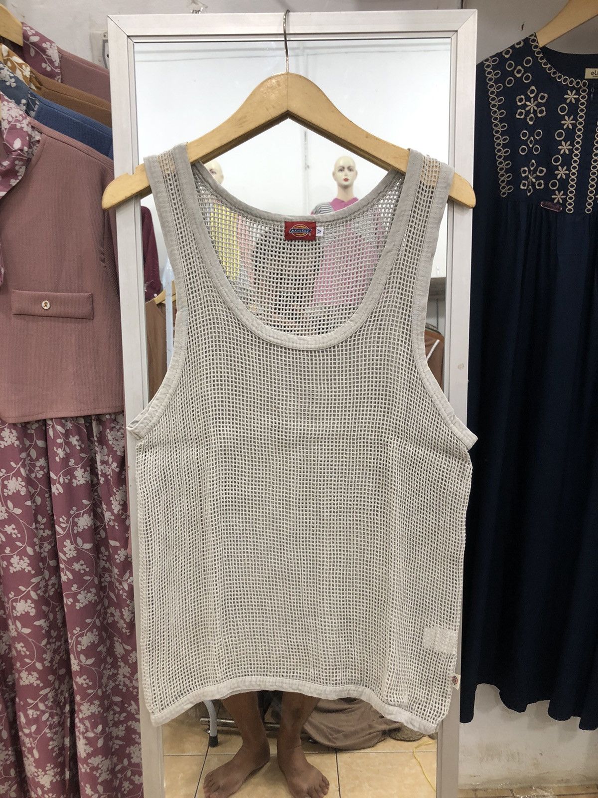 Dickies Vintage Dickies Mesh Knit Tanktop Size US M / EU 48-50 / 2 - 1 Thumbnail