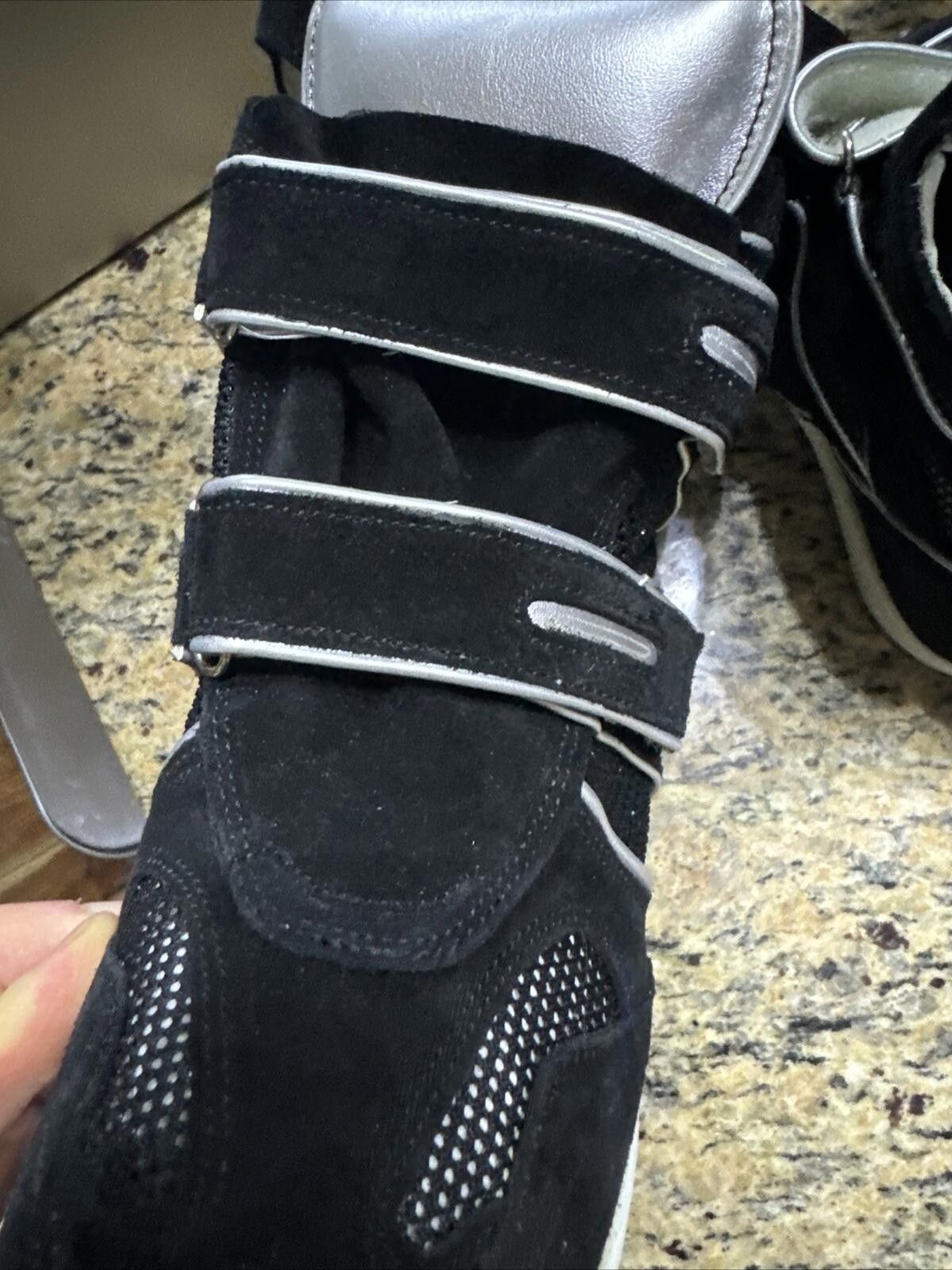 Other Monica Corte Wedge High Top Sneakers - W BLK Sz 40 Size US 9 / IT 39 - 8 Thumbnail