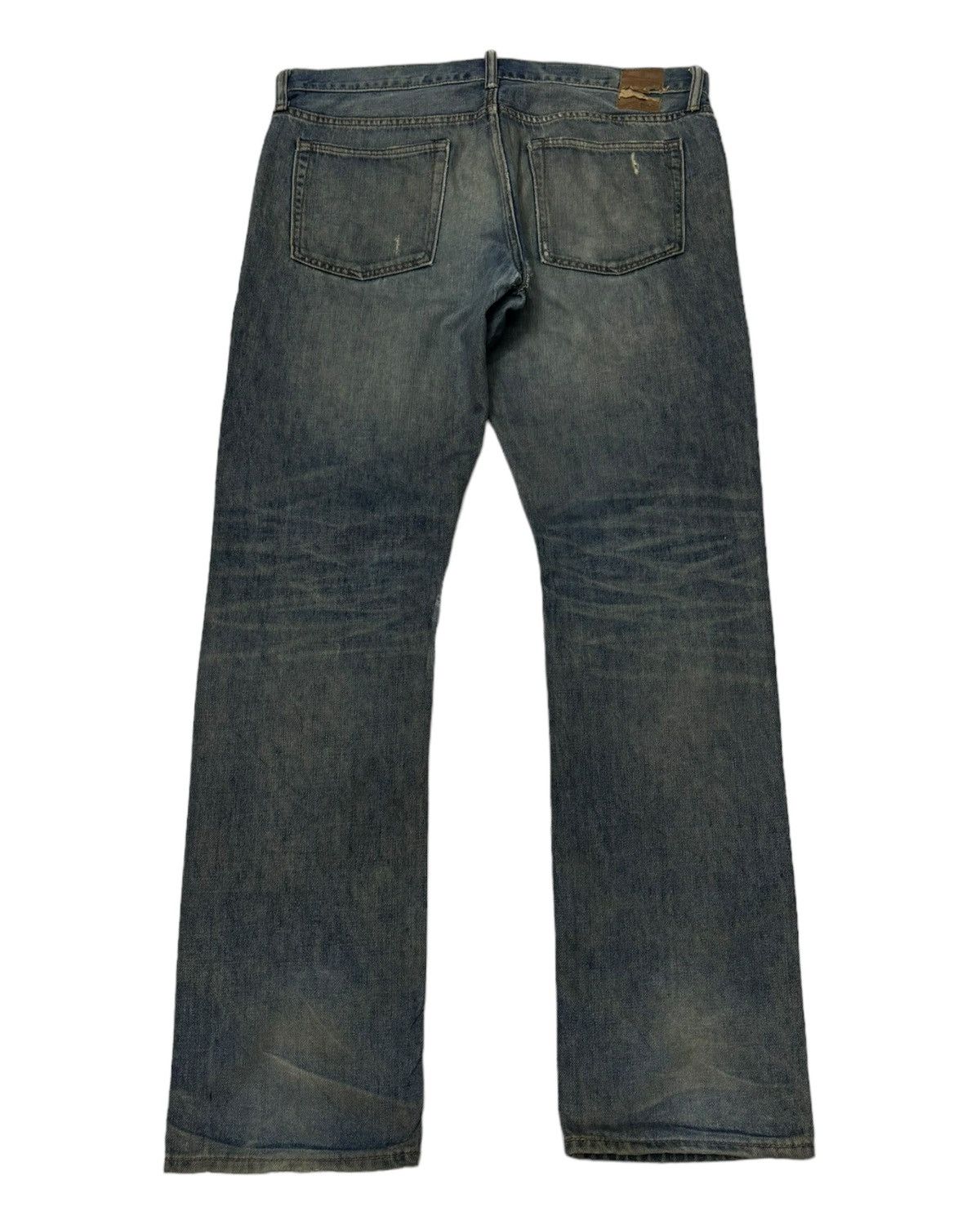 Kapital FW14 MEDIUM TINTED DESTROY JEANS SLIM FIT GAP Size US 36 / EU 52 - 2 Thumbnail