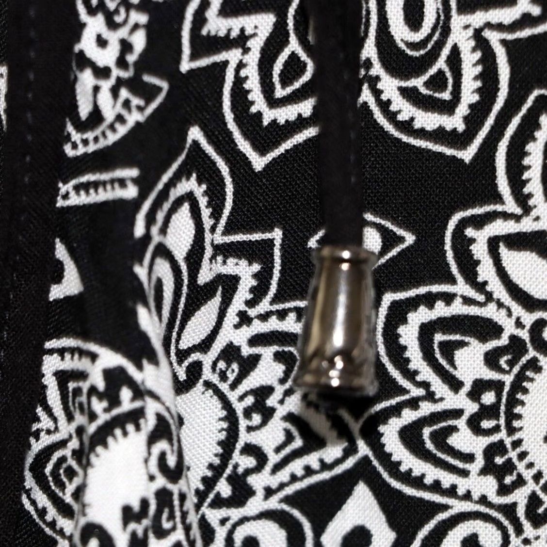 Vintage BNWT Papaya Viscose Trousers UK 16 Black White Floral Womens Vintage Size 38" / US 16 / IT 52 - 3 Thumbnail