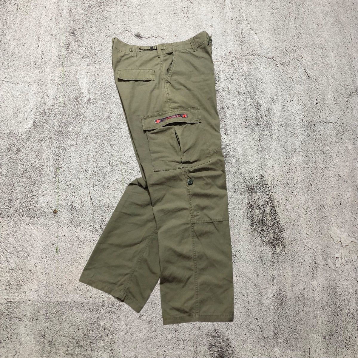 Wtaps 🇯🇵 2000s Wtaps Trousers Cotton Ripstop Cargo Pants Green Army Size US 34 / EU 50 - 1 Thumbnail