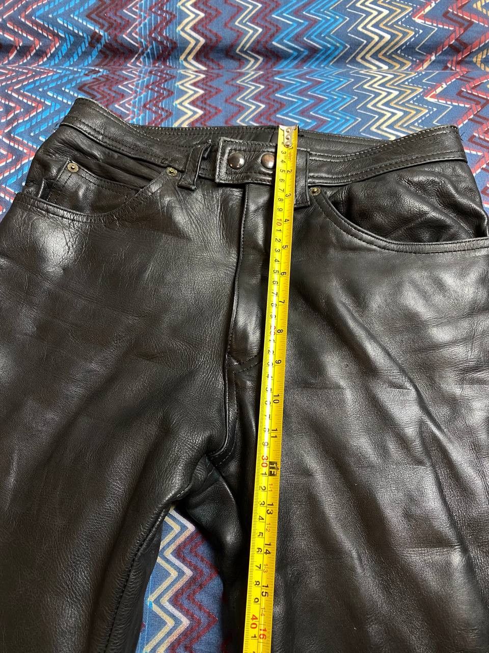 Leather × Vintage Vintage Echtes Leder bondage leather pants Size US 32 / EU 48 - 8 Thumbnail
