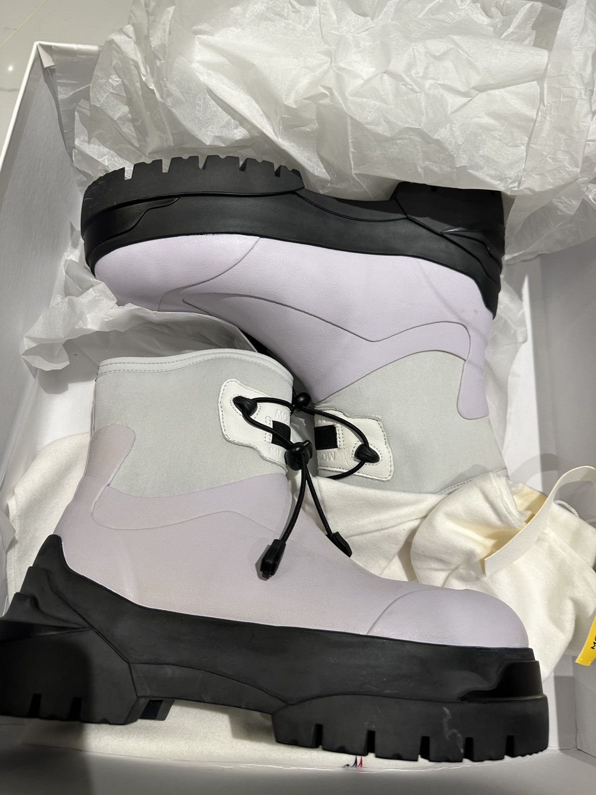 1017 ALYX 9SM × Moncler Moncler x 1017 Alyx Boots Alison Shoes White Size 40 Size US 6.5 / EU 39-40 - 2 Thumbnail
