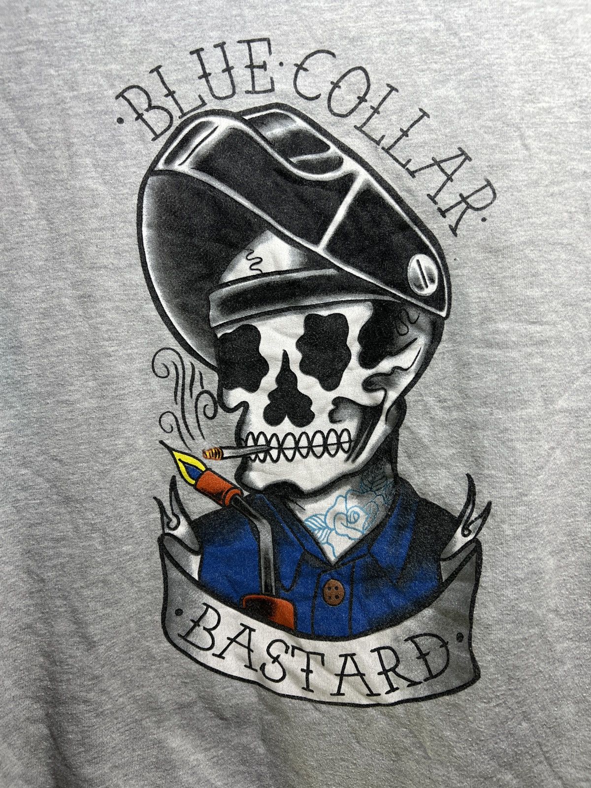 Vintage Independent “BLUE COLLAR BASTARD” Troll Hoodie