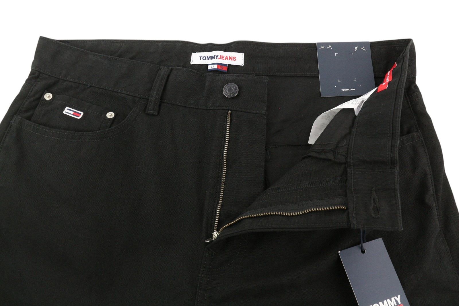 Tommy Hilfiger SKATER CARPENTER W33/L32 Black Cargo Regular 85133 Size US 33 - 3 Thumbnail