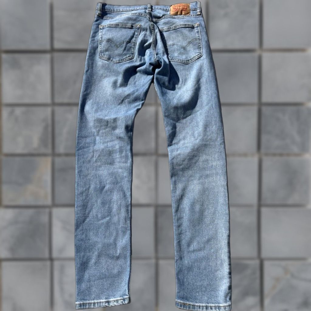 Levi's Levi's 512 Jeans Slim Taper 32x34 Blue Denim Regular Mens Size US 32 / EU 48 - 1 Thumbnail